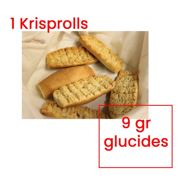 taux de glucides tableau krisprolls